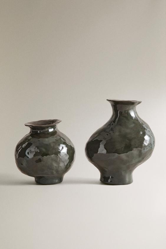 IRREGULAR CERAMIC VASE | Zara FR