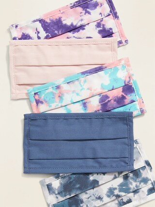 Variety 5-Pack of Triple-Layer Cloth Face Masks for Kids | Old Navy (US)