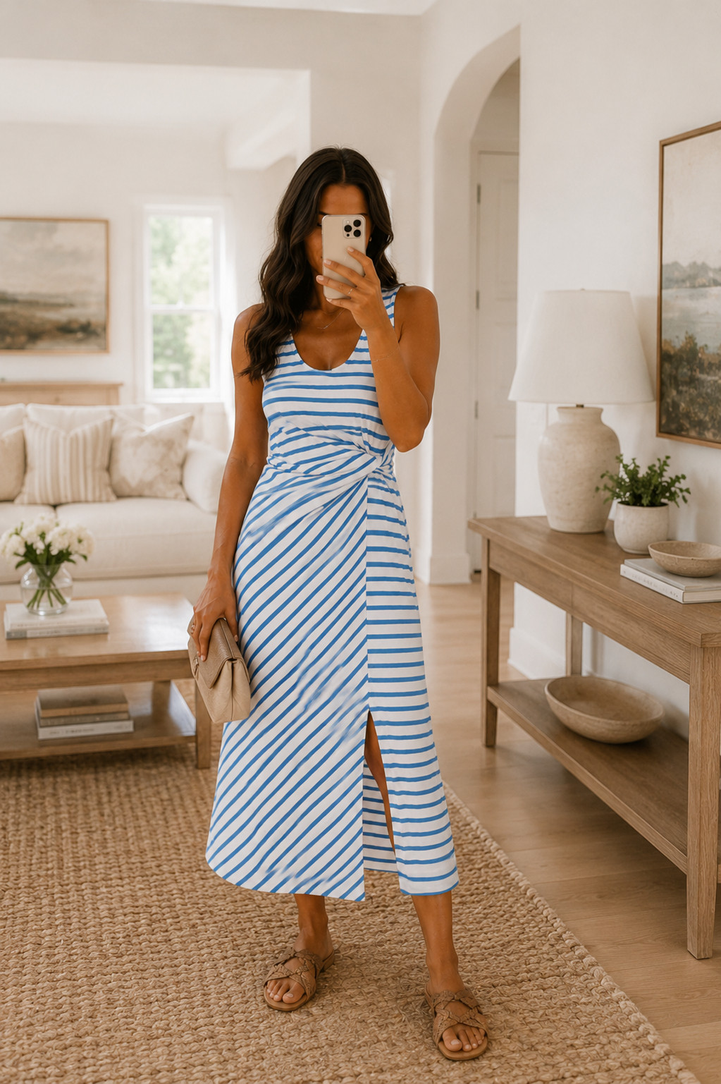 🖤🤍 Target just nailed the perfect summer dress. This Striped Tie-Front Twist Midi Dress is only $30 and looks so much more expensive than the price tag. The flattering twist detail, classic stripes, and easy fit make it a summer staple you'll wear on repeat. Plus... it's also available in black and fully stocked in all sizes! ✨

Perfect for vacation, brunch, beach weekends, and everyday summer style. Save this one before it sells out!

#TargetStyle #TargetNewArrivals #TargetFinds #TargetFashion #StripedDress #MidiDress #SummerDress #SummerOutfit #VacationOutfit #CoastalStyle #BeachStyle #CapsuleWardrobe #AffordableFashion #DressUnder30 #TargetStyleFinds #EverydayStyle #LTKStyle #LTKFashion #LTKFinds #FashionFinds #SummerWardrobe #OOTD #ResortStyle #BlackDress #WeekendStyle 

 #LTKmomlife #LTKSeasonal #LTKOver40