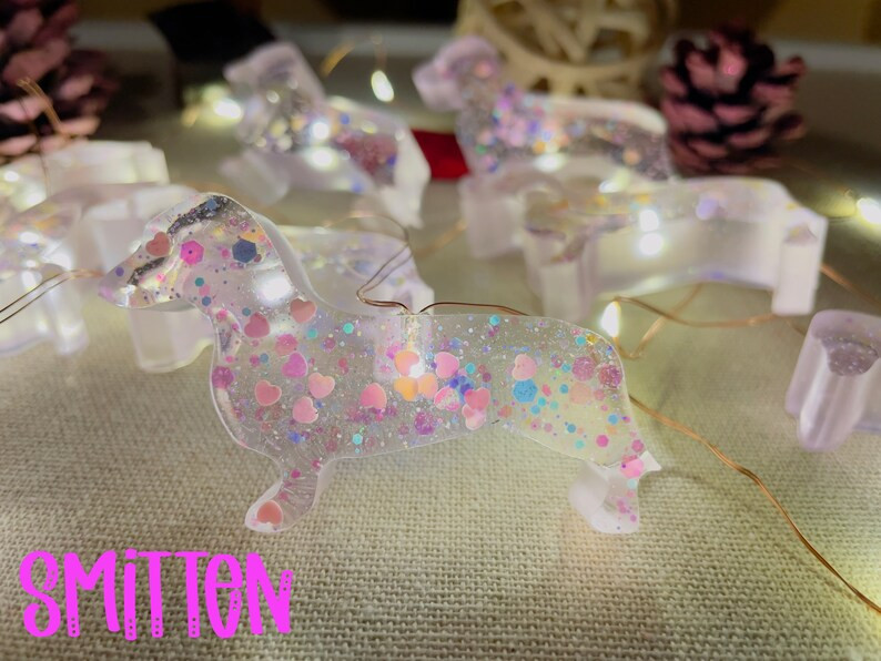 SMITTEN Valentine's Day Fairy Lights Cute Dachshund, Corgi, French Bulldog, or Horse Designs - Et... | Etsy (US)