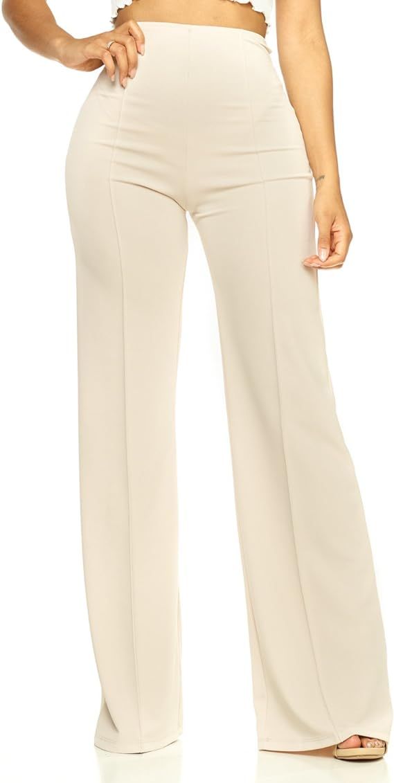 Cemi Ceri Women's High Waist Dress Pants | Amazon (US)