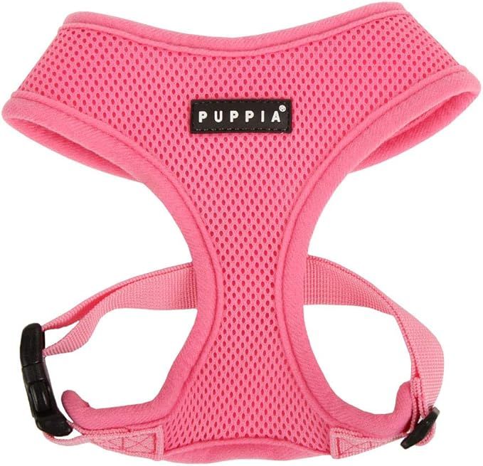 Puppia Soft Dog Harness No Choke Over-The-Head Triple Layered Breathable Mesh Adjustable Chest Be... | Amazon (US)