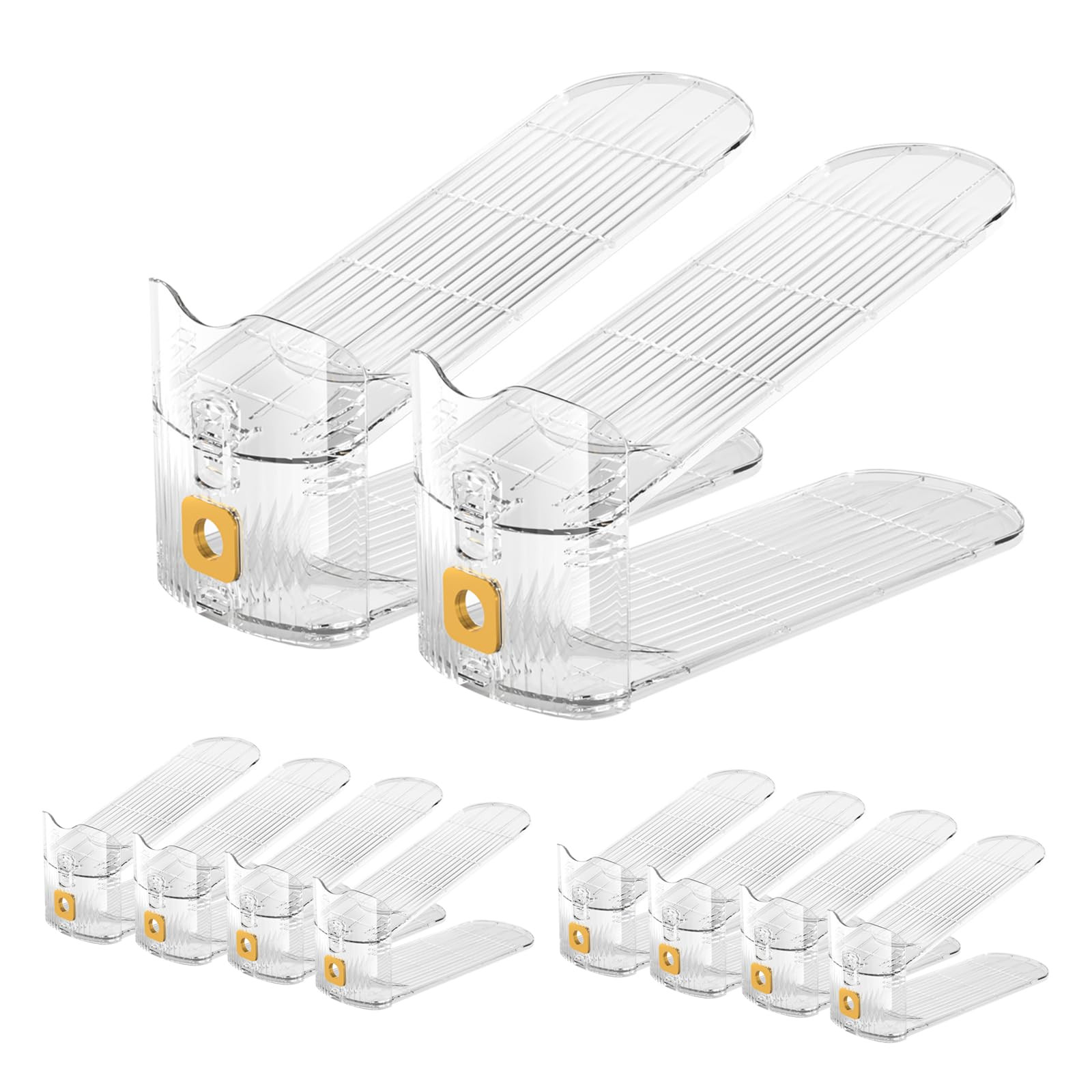 CiBiZi Clear Shoe Slots Organizers 10Pack Shoe Stacker Organizer for Closet Shoe Stackers for a P... | Amazon (US)