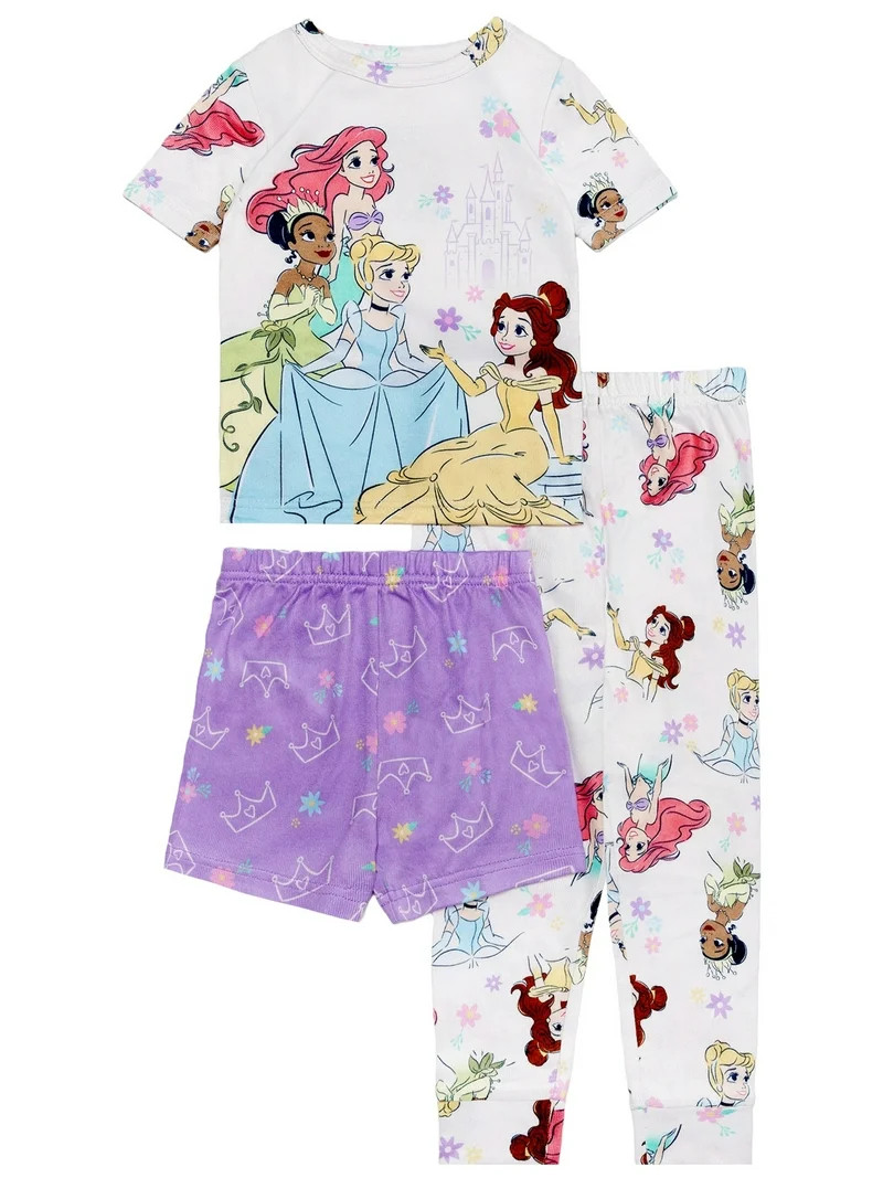 Character Toddler Top, Pants and Shorts Pajama Set, 3-Piece, Sizes 12M-5T | Walmart (US)