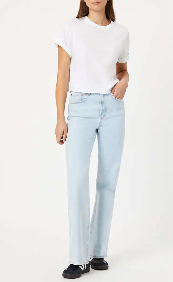 Raw Hem Crop T-Shirt | Nordstrom