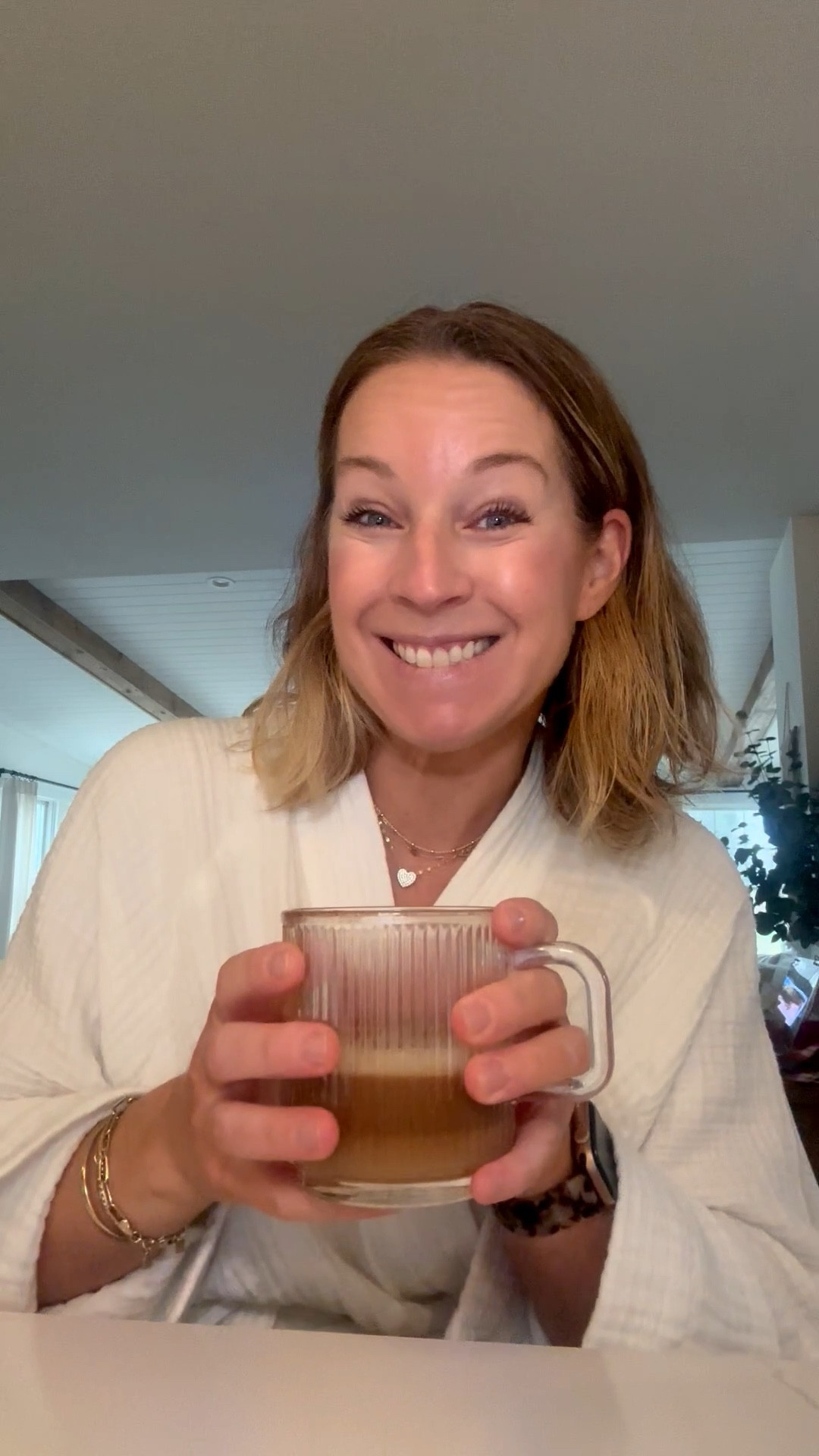 Romanticizing my morning by listening to a Pilates playlist made by an instructor while I did my fitness challenge workout. I did some work and went thru analytics while on the walking pad for 25 min and then hopped in the shower and got my day started!! Wearing my favorite robe enjoying my latte is how I’m tackling my founder hour of content planning before I jump right in! Oh and laundry and dishes are done too 🙌🏼 

#LTKmorningroutine #LTKdayinmylife #LTKselfcare