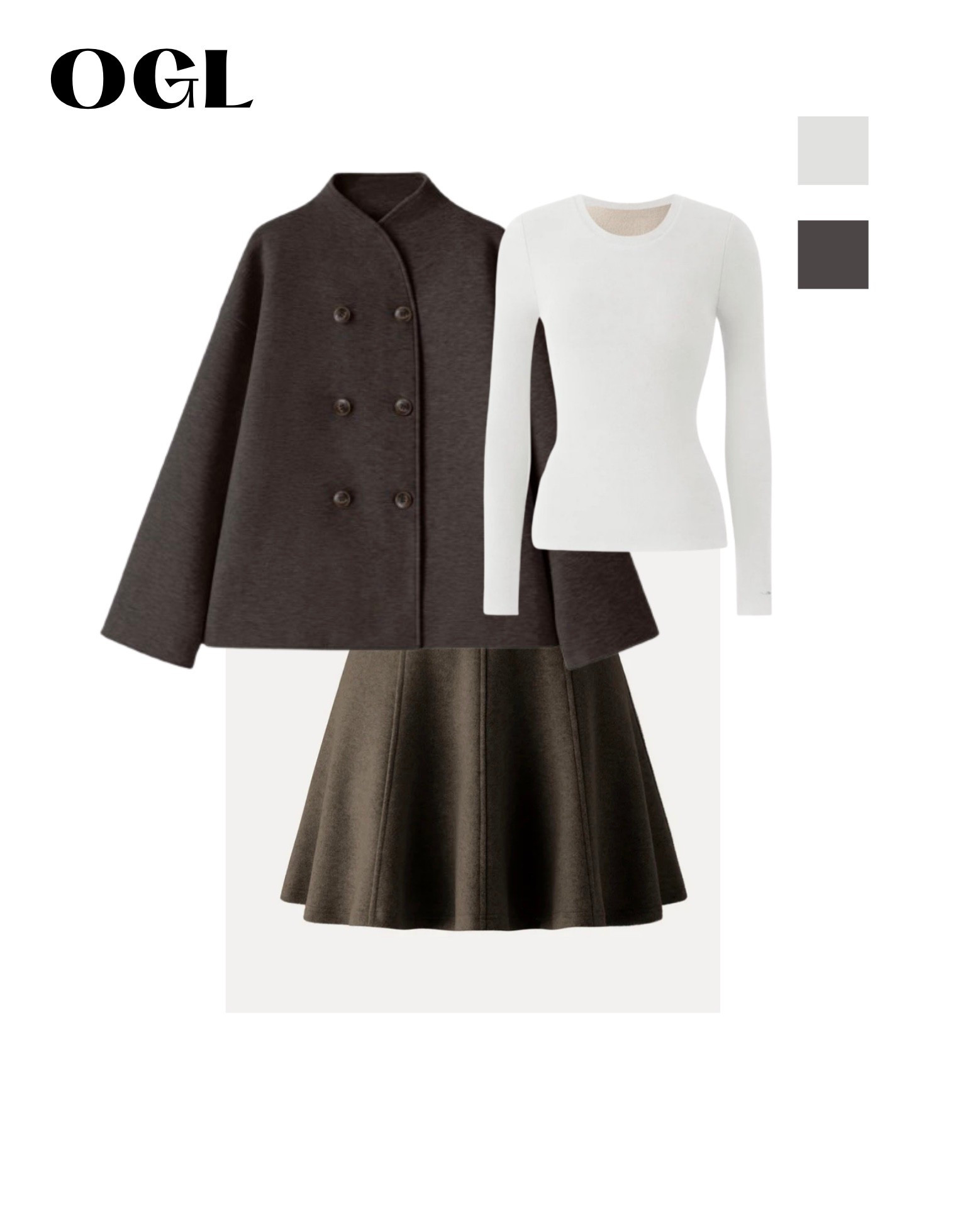 Brown skirt is beautiful warm material and true to size
White crew neck is true to size and very warm I got the warmest fabric
Use code Vesna20 for 20% off

#LTKGiftGuide #LTKHoliday #LTKCyberWeek