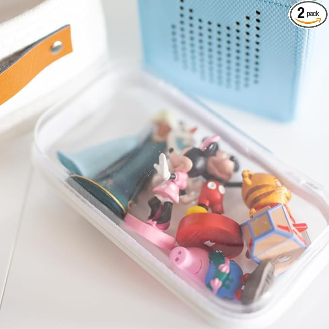 Maple & Lark Bliss Bins - Hard Sided Clear Zipper Case for Storage - Professional-Grade Plastic C... | Amazon (US)