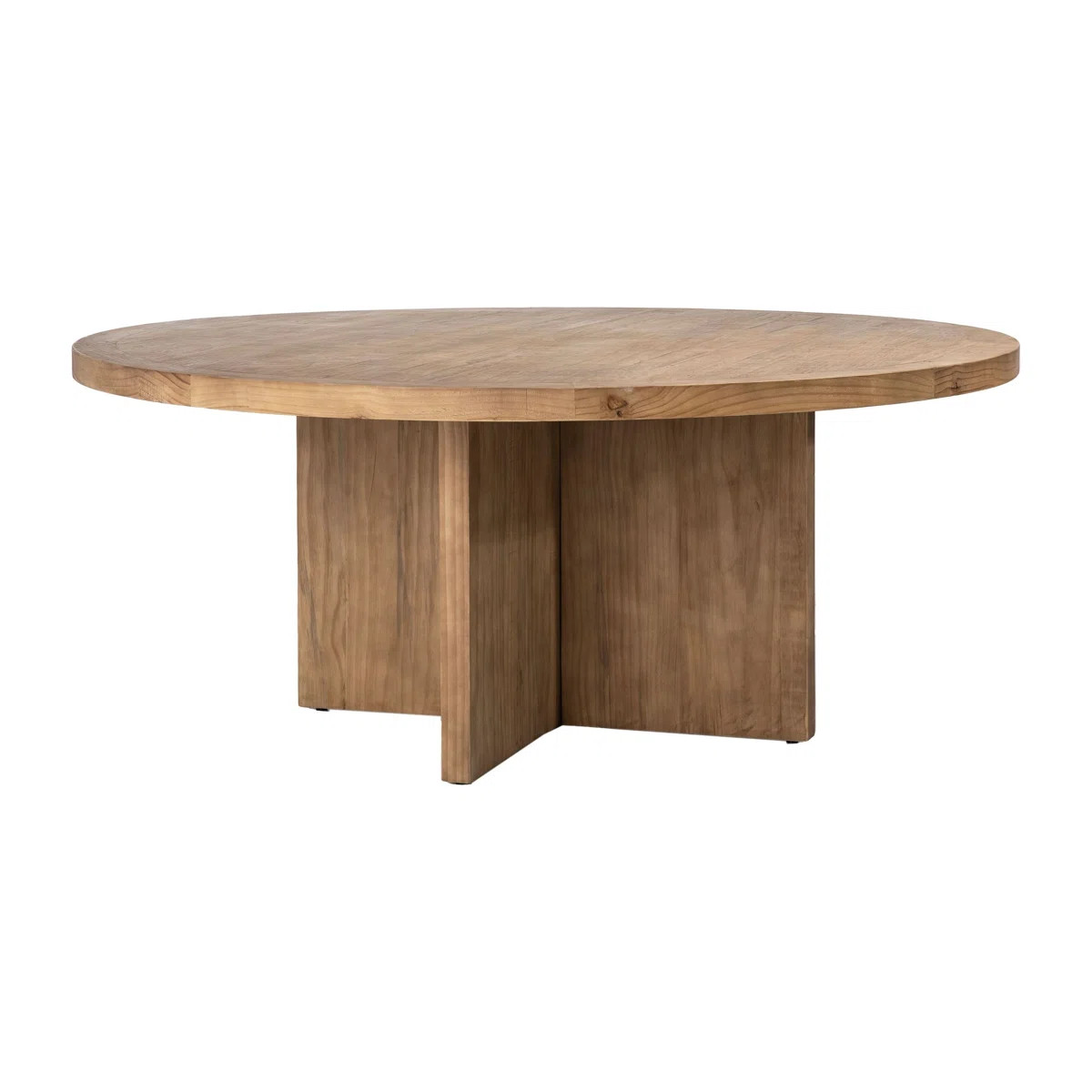 Trion Pine Round Solid Wood Dining Table | Wayfair North America