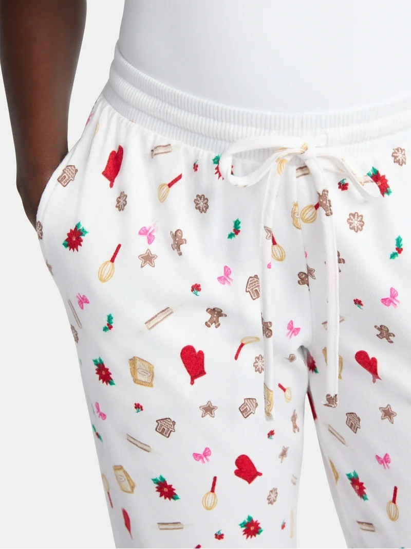 Joyspun Women's Cozy Lounge Collection Hacci Knit Sleep Joggers, 29'' Inseam, Sizes XS-3X | Walmart (US)