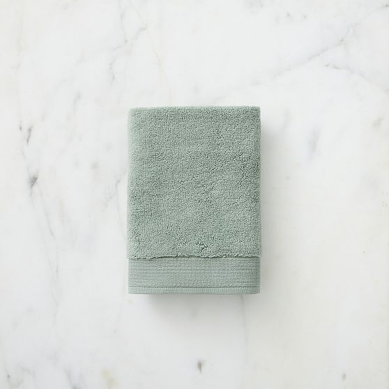 Luxe Fibrosoft Hand Towel, Eucalyptus | West Elm (US)