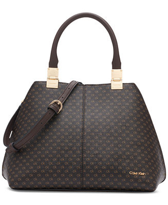 Granite Signature Convertible Satchel with Magnetic Snap | Macy's