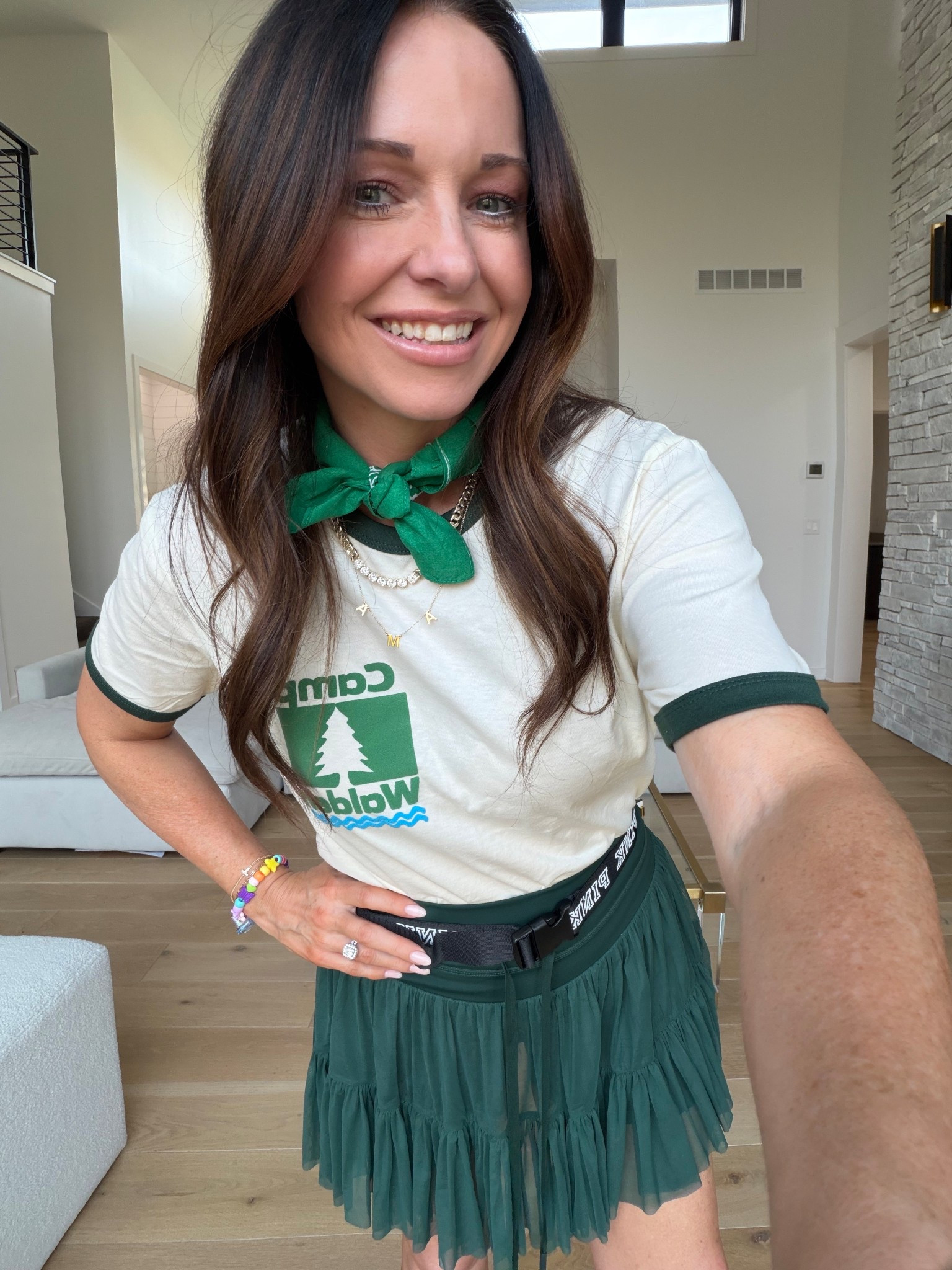 Camp Piccadilly theme with my favorite skirt! 
