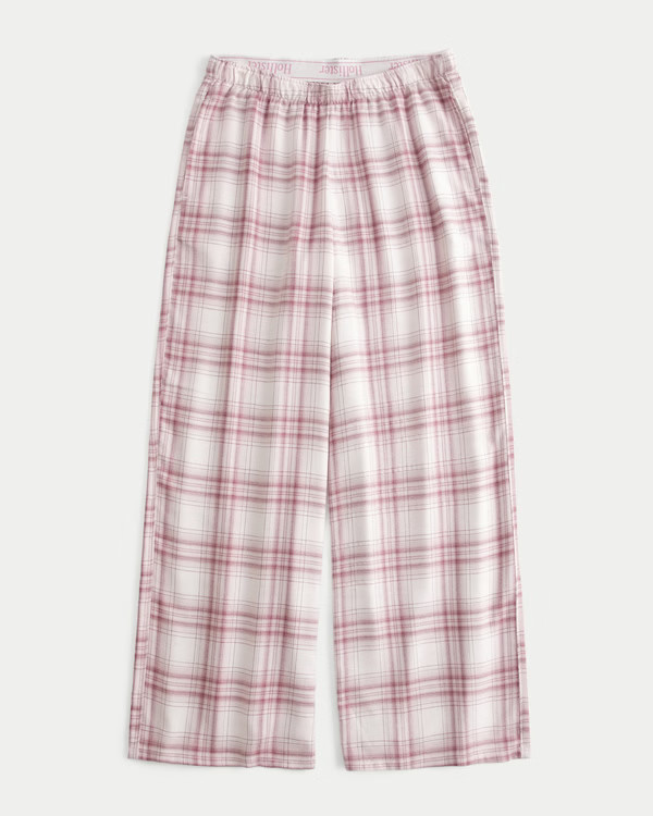 Women's Baggy Flannel Pants | Women's Bottoms | HollisterCo.com | Hollister (US)