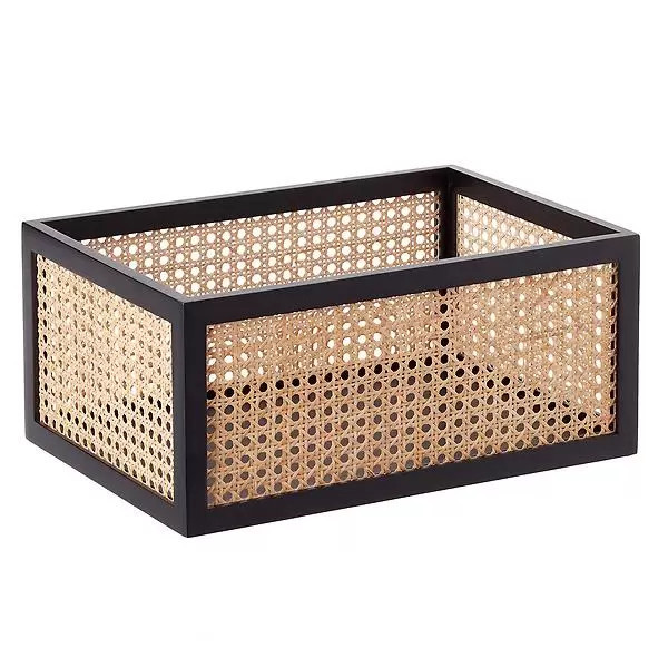 The Container Store Artisan Rattan Cane Bin | The Container Store