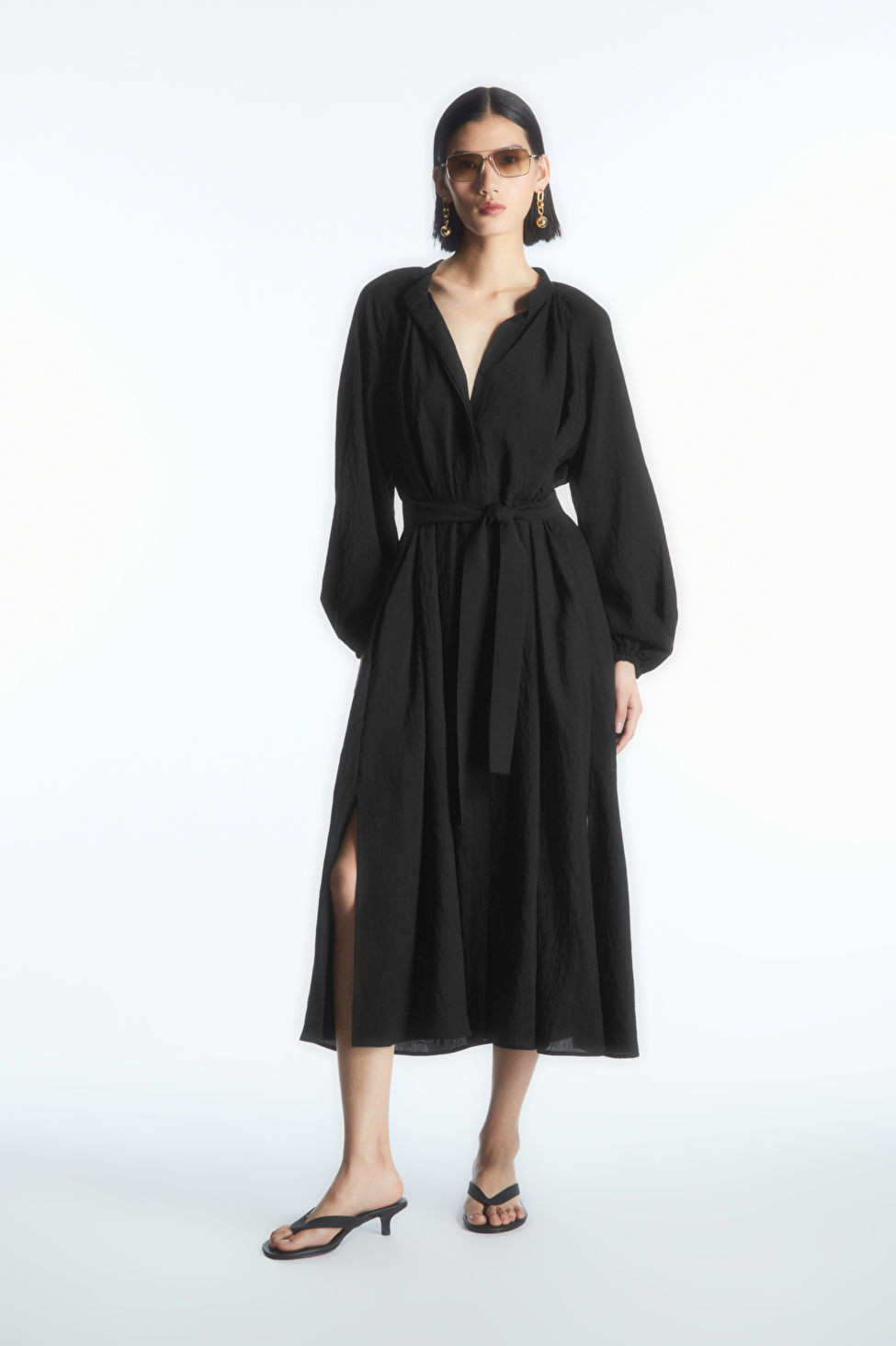 BELTED MIDI SHIRT DRESS | COS UK