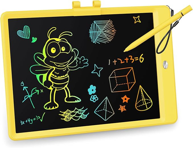 KOKODI LCD Writing Tablet, 10 Inch Colorful Toddler Doodle Board Drawing Tablet, Erasable Reusabl... | Amazon (US)