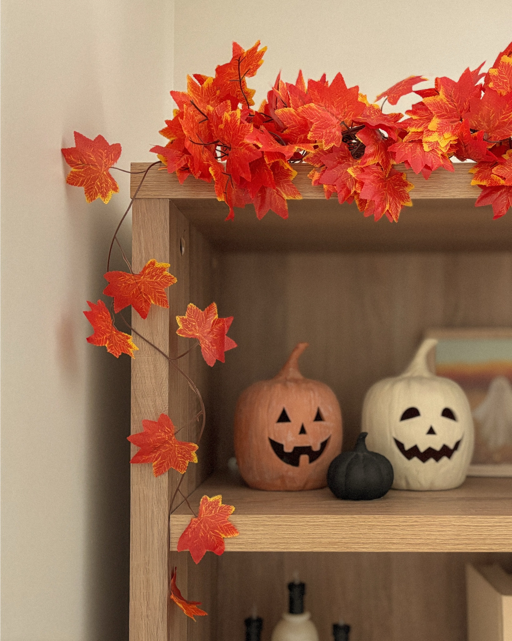 I draped this QURE 20-pack maple leaf garland across the shelves, and it instantly added those rich autumn tones 🍂✨ Easy to style, reusable, and such a simple way to bring seasonal charm indoors!
#LTKhome #FallBookshelfDecor #ShelfieGoals #FallDecor #AutumnVibes #ThanksgivingDecor #GarlandDecor #QUREGarland #FauxGarland #HomeDecorLover #BookshelfStyle #FallTouches #CozyHomeStyle #AmazonHomeFinds #PumpkinSeason