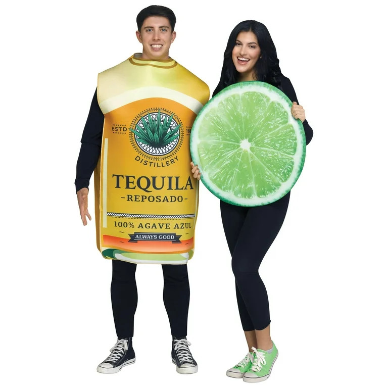 Tequila Disfraz de Halloween de Pareja Adulta y Lima de Way to Celebrate, 2 Piezas, Talla Adulto ... | Walmart (US)