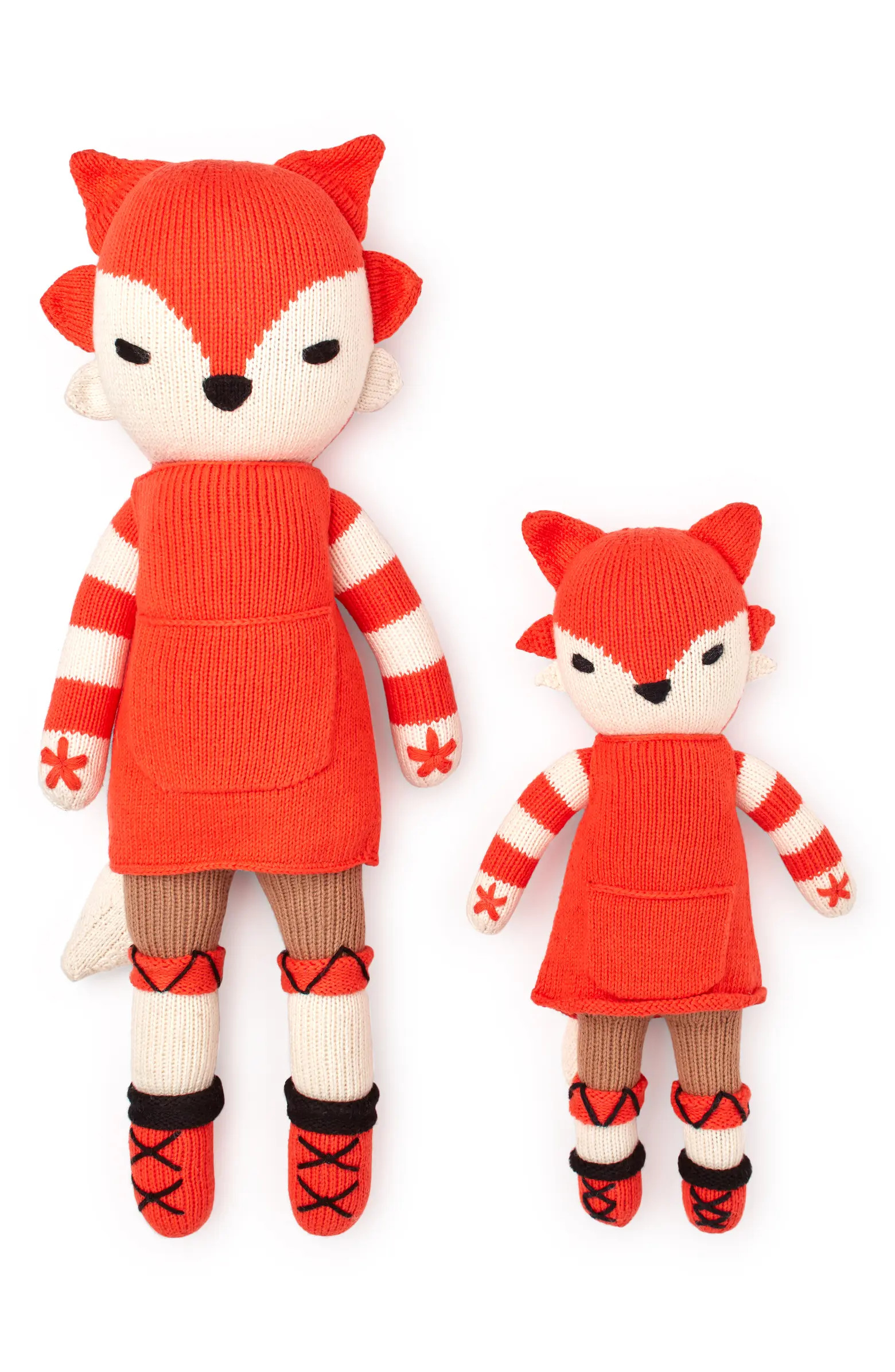 Cuddoll Foster Fox 13" Hand-Knit Stuffed Animal | Nordstrom | Nordstrom