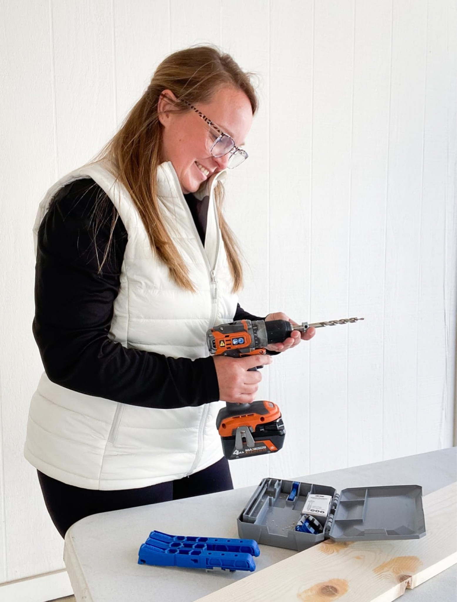 This pocket hole set is a great into set. It has all that I've needed so far for my projects. I've use it to make multiple bookcases and a day bed.

#LTKhome #LTKworkwear