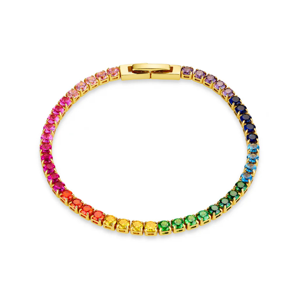Tennis Bracelet - Rainbow | Orelia
