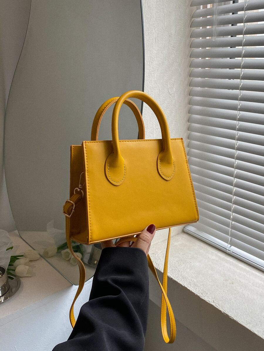 Female Plain Totes Luxury Mini Hand Bags Brand Purses Handbags 2023 Women Designer Small Chunky S... | SHEIN