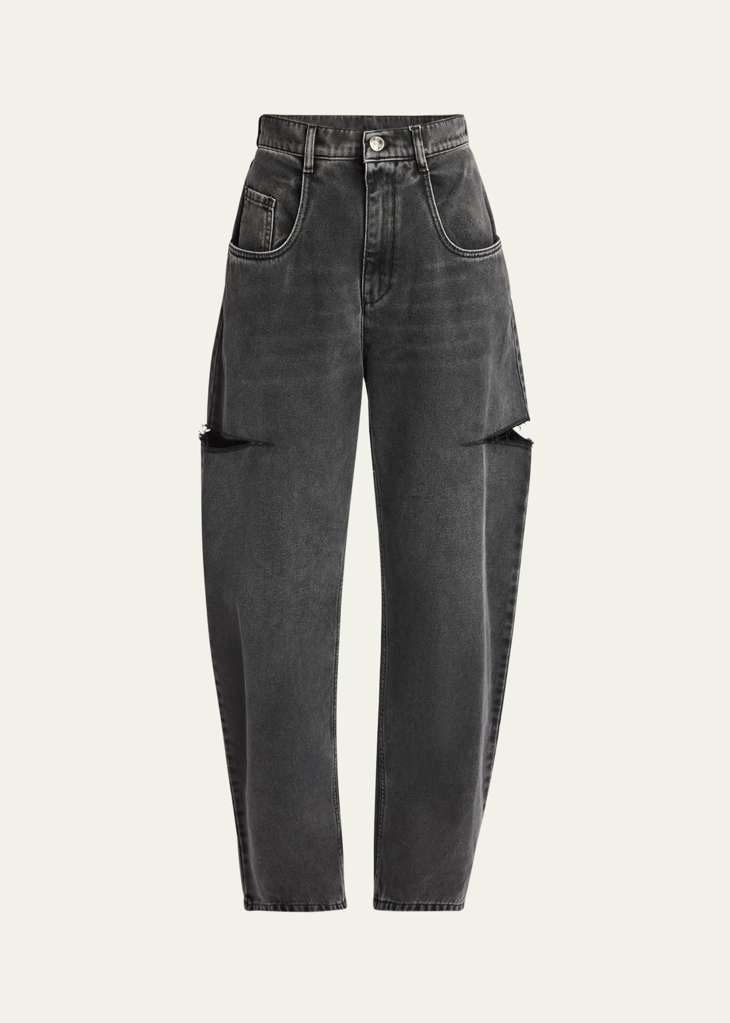 Maison Margiela Slit Denim Pants | Bergdorf Goodman