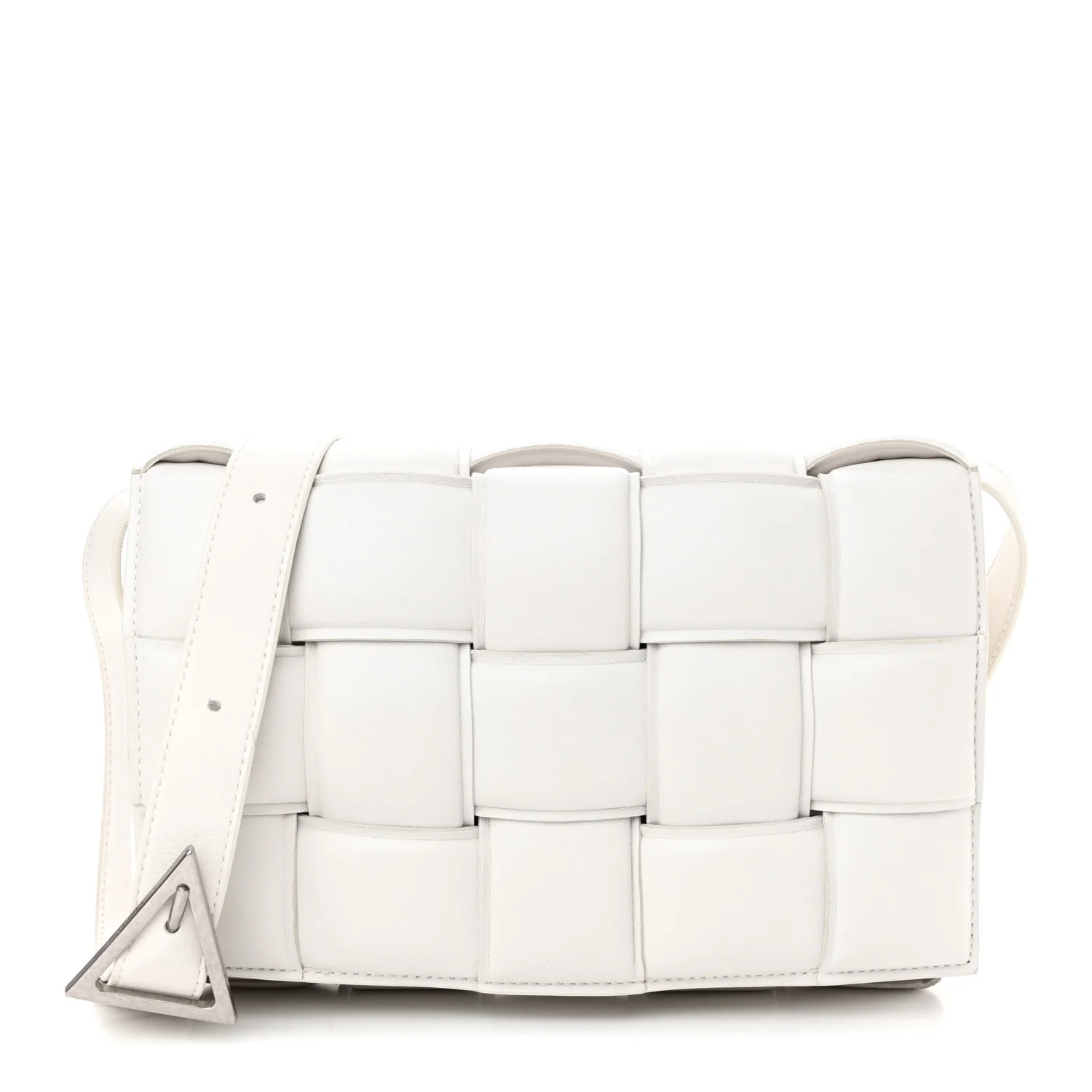 Nappa Maxi Intrecciato Padded Cassette Crossbody Bag Plaster | FASHIONPHILE (US)