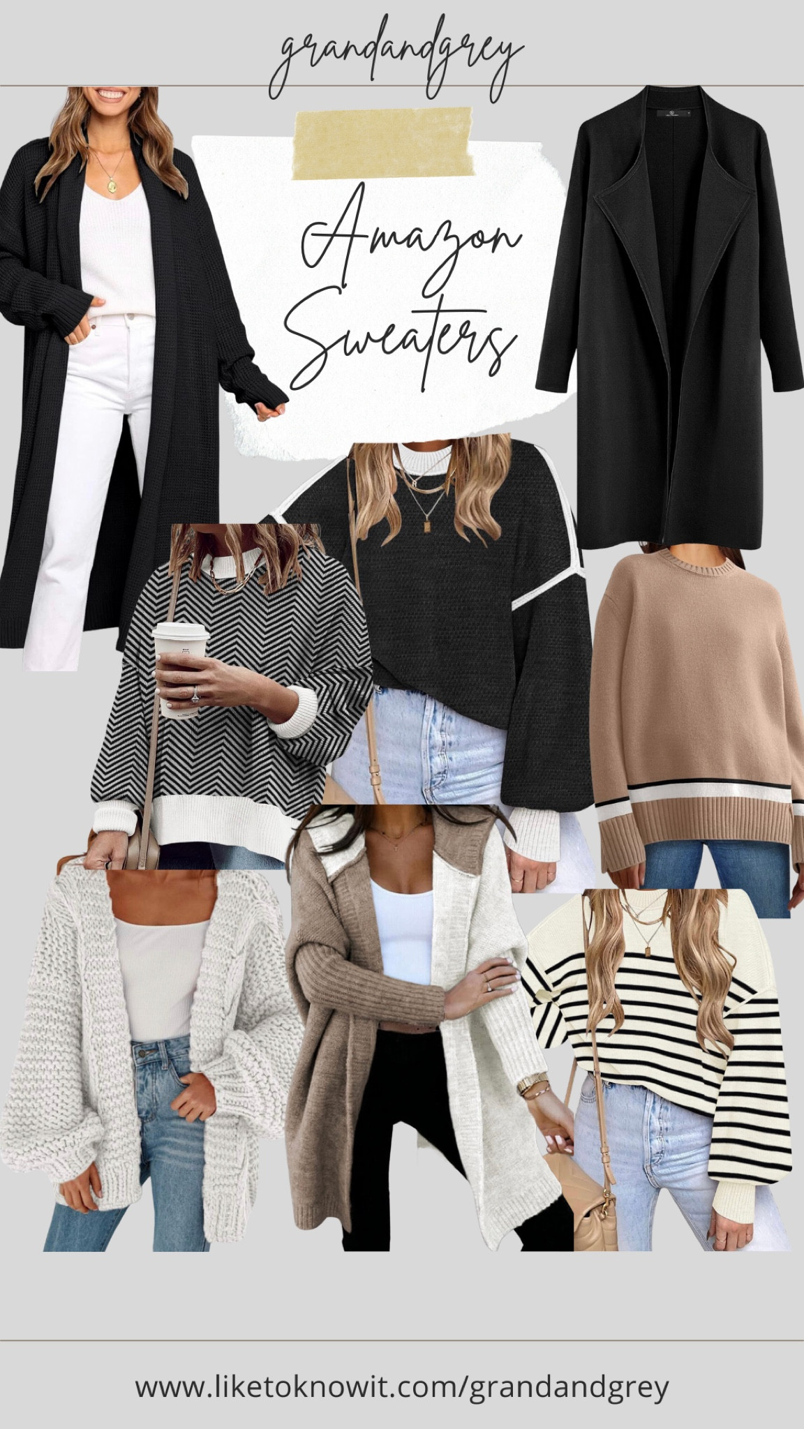 Amazon Sweaters 

#LTKstyletip #LTKfindsunder50 #LTKfindsunder100