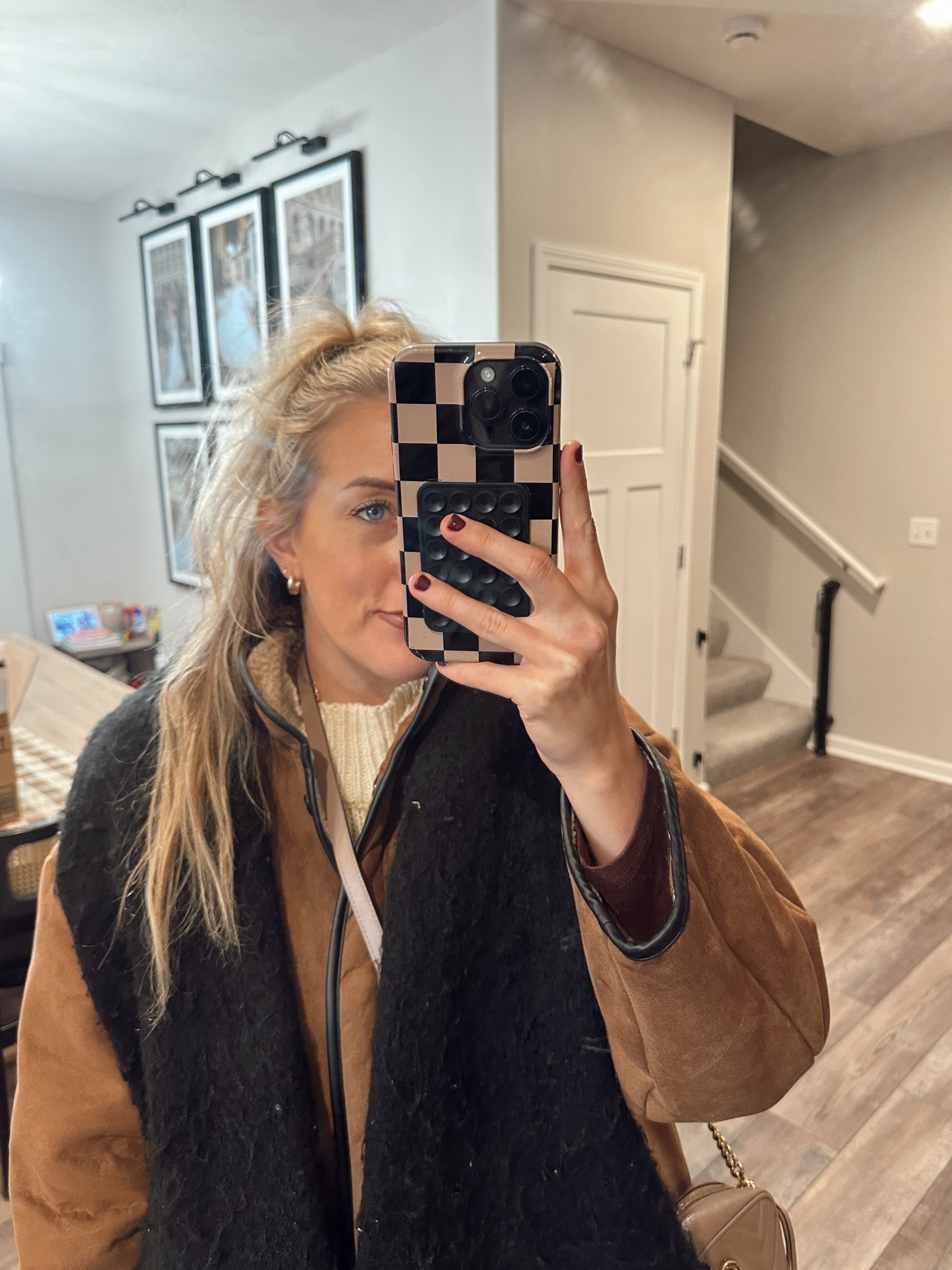 checkered iphone case!! the suction attachment is so great for sticking to everything🤩

#momootd #fashion #styleootd #ootd #whatiwore 
#currentlywearing #fashionblogger #onlineshopping #LTK #liketoknowit #womensfashion #everydaystyle #casualstyle #postpartum #amazonfashion #amazontrends #outfitinspo #momstyle #ootd #styleinspo #amazon #amazonstyle  #amazonfinds #fyp #outfitinspo #iowa #foryoupage 

#LTKdayinmylife #LTKmomlife #LTKootd