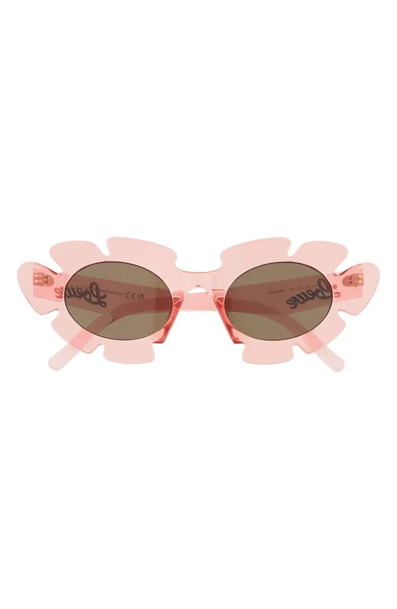 47mm Tinted Oval Sunglasses | Nordstrom