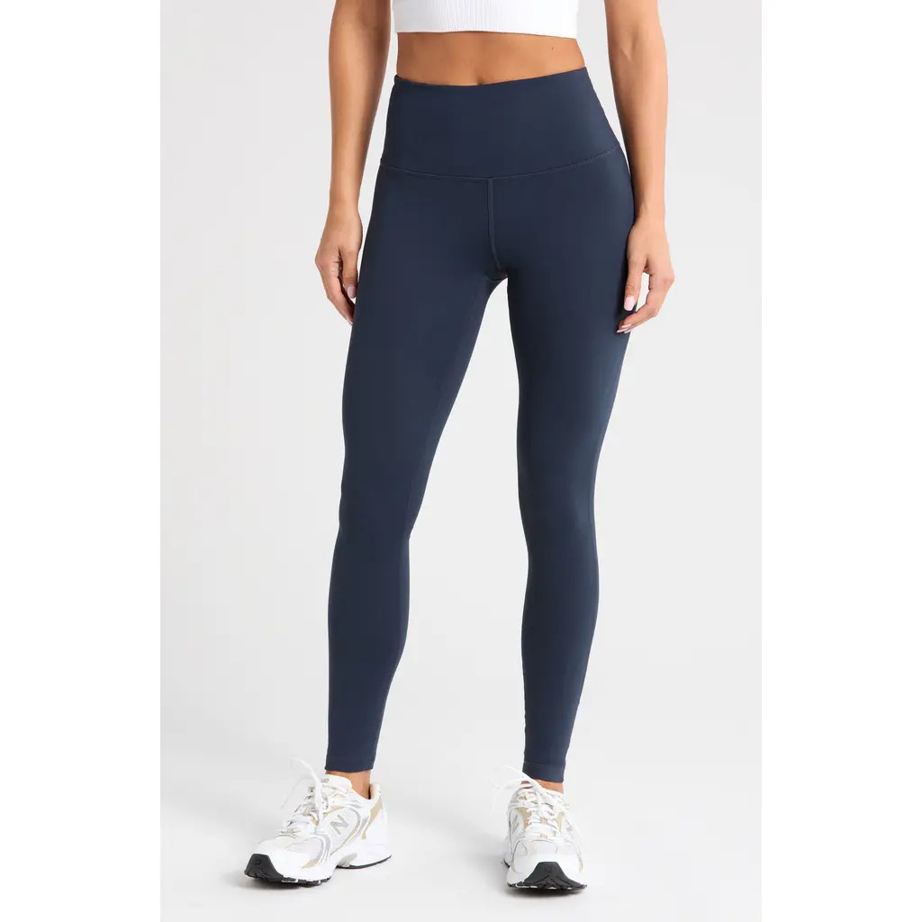 Zella Live In High Waist Leggings in Navy Sapphire at Nordstrom, Size X-Small | Nordstrom