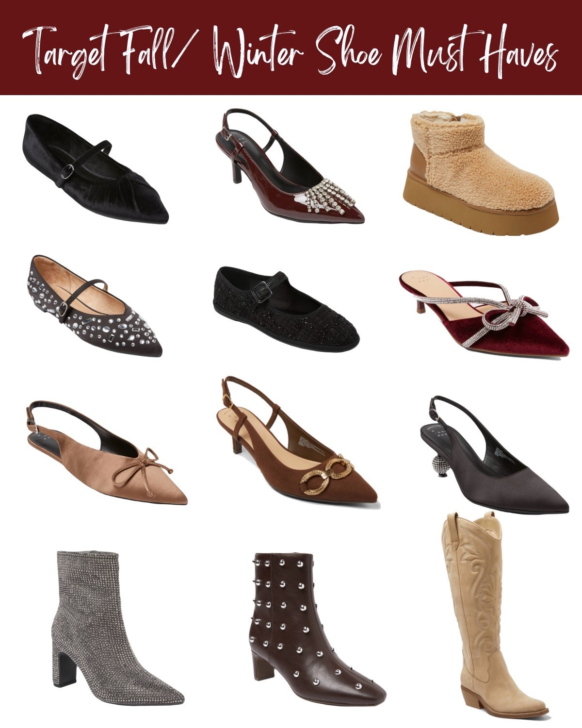 Target fall/winter shoe must haves 

#LTKFindsUnder100 #LTKSeasonal #LTKShoeCrush