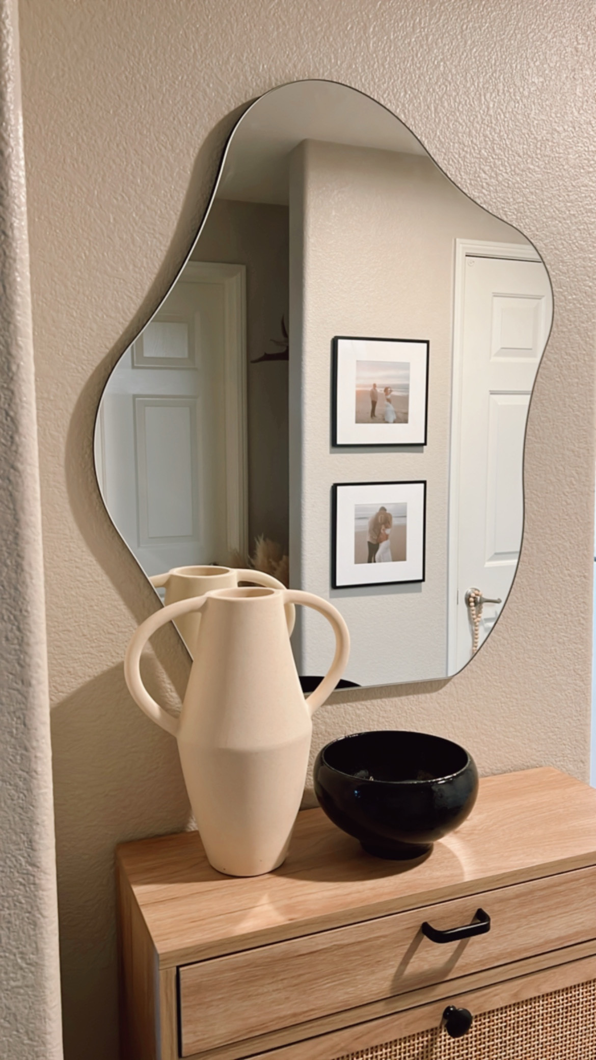 Finally found a cute and functional solution for this little nook in our entryway! 

More shoe storage for me and a catch all drawer for Collin  🔑🪞👡

#entryway #entrywaydecor #shoeorganizer

#LTKHome #LTKFindsUnder100