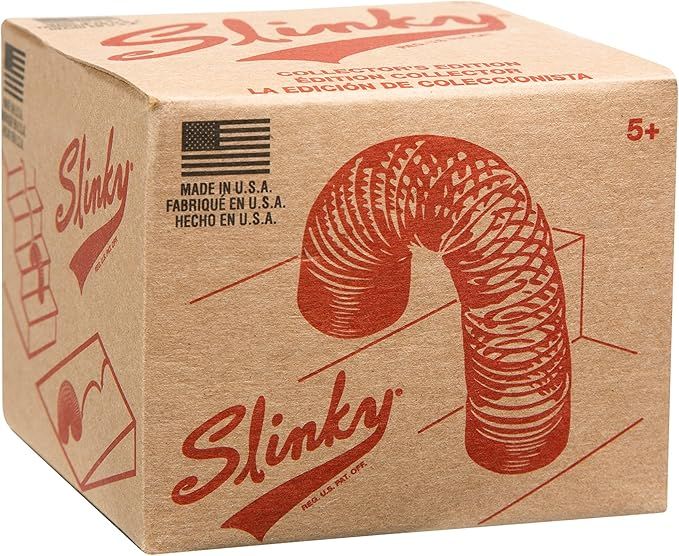The Original Slinky Brand Collector's Edition Metal Original Slinky Kids Spring Toy | Amazon (US)