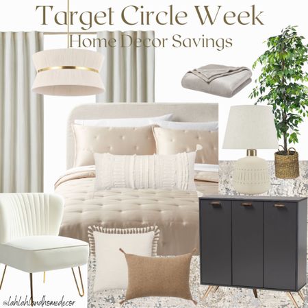 @Target circle week deals for the entire home! Home decor | bedding | throw pillows | neutral decor | accent chair | floor plants | throw blanket | lighting | abstract rug #target #targethome 

#LTKsalealert #LTKhome #LTKxTarget