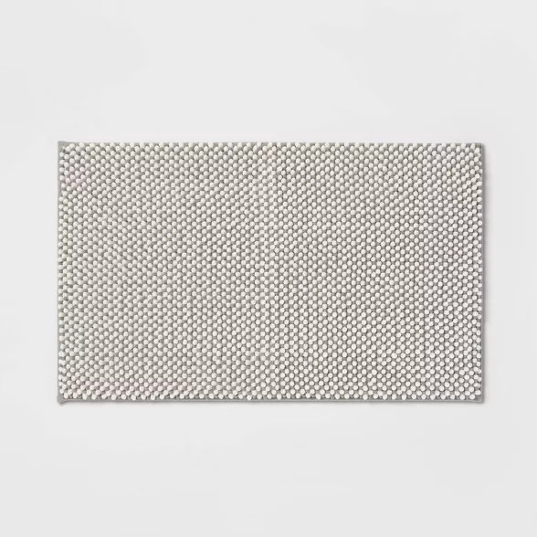 Low Chenille Memory Foam Bath Rug - Threshold | Target