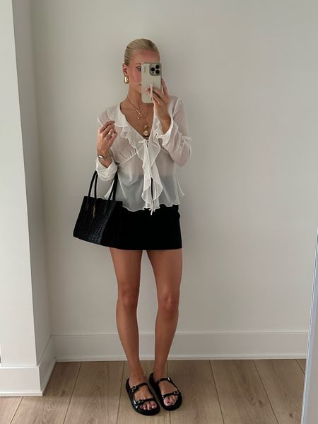 Easy Summer Outfit

My Aritzia top is a size small. Size small in skims tank. My skirt is Abercrombie and it’s a size small. Shoes are true to size from J.Crew. My bag is YSL and perfect for summer. Linking my Anthropologie necklace and Amazon earrings too.

#kathleenpost #summerfashion #summeroutfit

#LTKItBag #LTKStyleTip 

#LTKSeasonal
