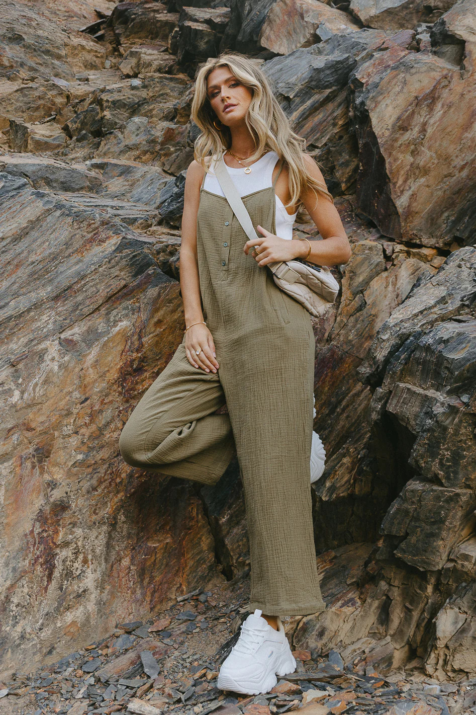 Mackenzie Jumpsuit in Green | Böhme US