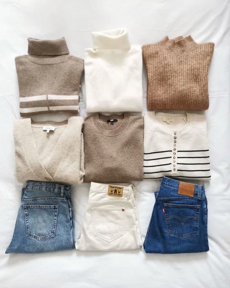 Neutrals is life! Casual days call for  jeans and cozy knits! #jeans #knitwear #casualwear

#LTKfindsunder100 #LTKSeasonal #LTKstyletip