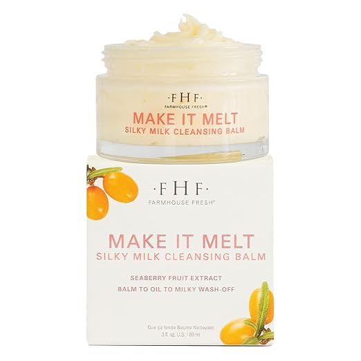 FarmHouse Fresh Make It Melt Silky Milk Cleansing Balm, 3 fl. oz. | Amazon (US)