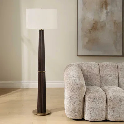 Uttermost Forage Dark Oak Floor Lamp | Wayfair North America