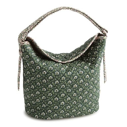 Premium Cotton Astoria Shoulder Bag, Mistletoe Lattice, One Size | Amazon (US)