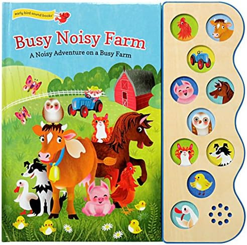 Busy Noisy Farm: Interactive Children's Sound Book (10 Button Sound) (Interactive Early Bird Childre | Amazon (US)