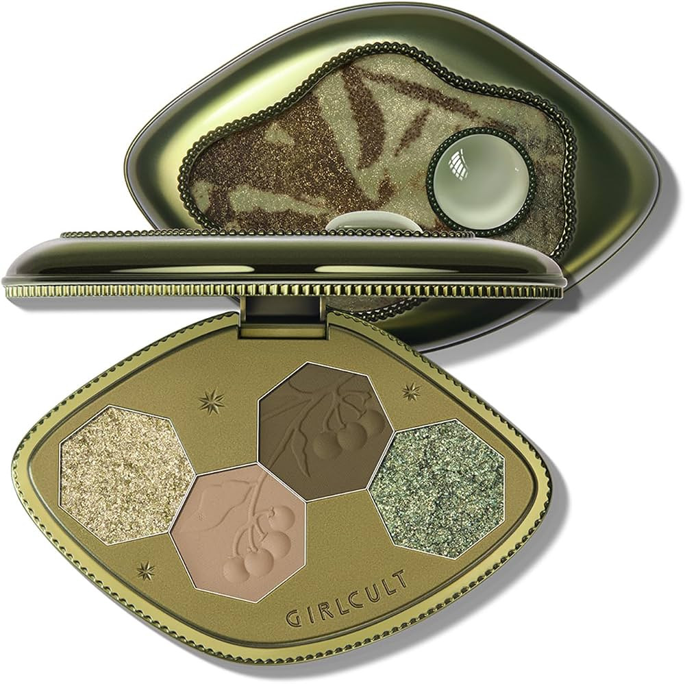 GIRLCULT 4-Color Eyeshadow Palette \u2013 Pigmented Makeup Palette with Matte & Shimmer Finishes,... | Amazon (US)