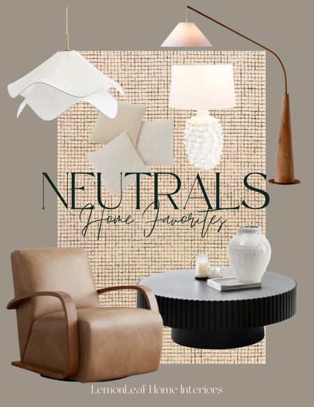 Neutral furnishings with lots of texture and a pop of grounding black perfect for living room or bedroom 


#LTKStyleTip #LTKSaleAlert #LTKHome