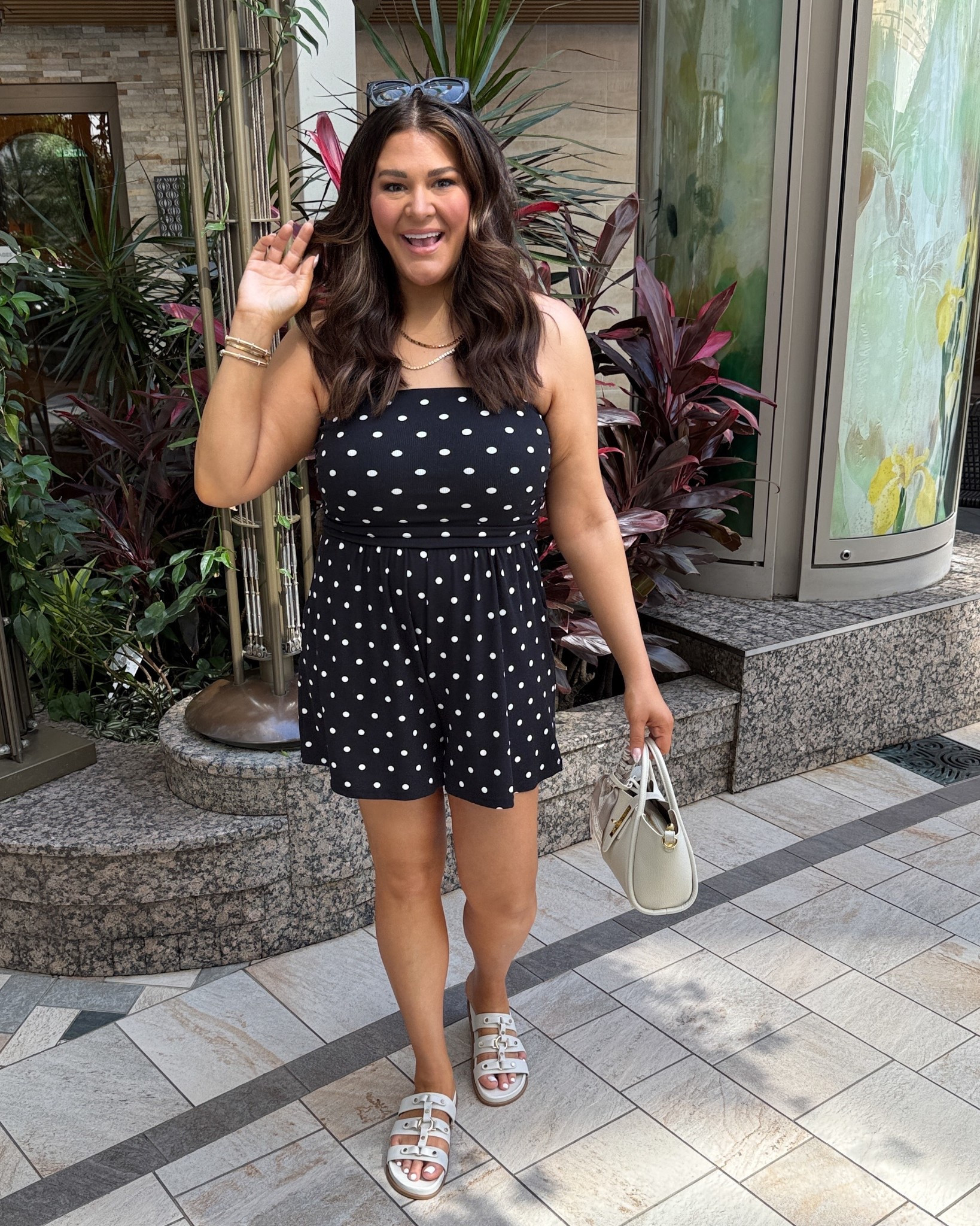 Obsessed with this cute polkadot romper

#LTKootd #LTKgrwm #LTKMidsize