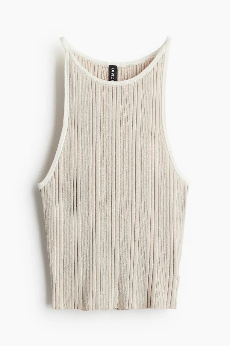 Rib-knit Tank Top | H&M (US + CA)