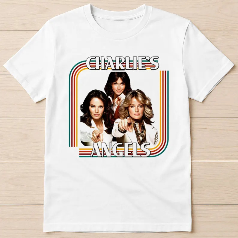 Charlies Angels 70s TV Farrah Fawcett Hawaii Five-o Magnum Gift Tee T Shirt 8108 - Etsy | Etsy (Global)